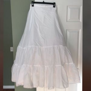 Floor length bridal slip